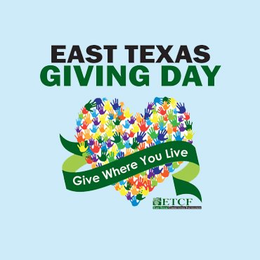 Se lleva a cabo este martes “East Texas Giving Day”, el día de dar en el Este de Texas
